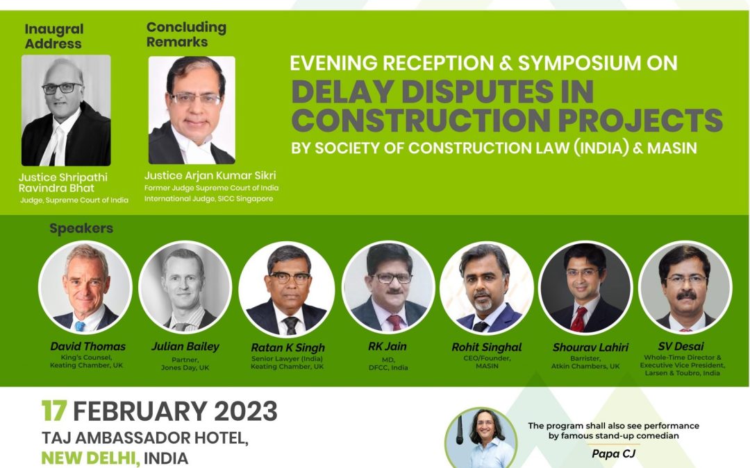 Evening Reception & Symposium on Construction Claims