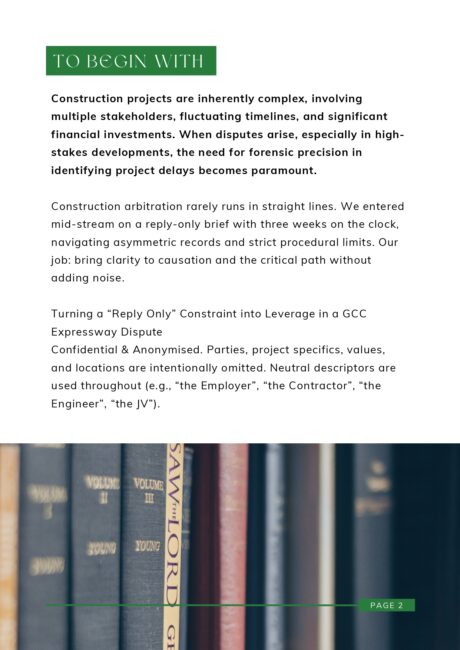 Behind the Arbitration - From Mid-Stream to Momentum in 3 Weeks _page-0002