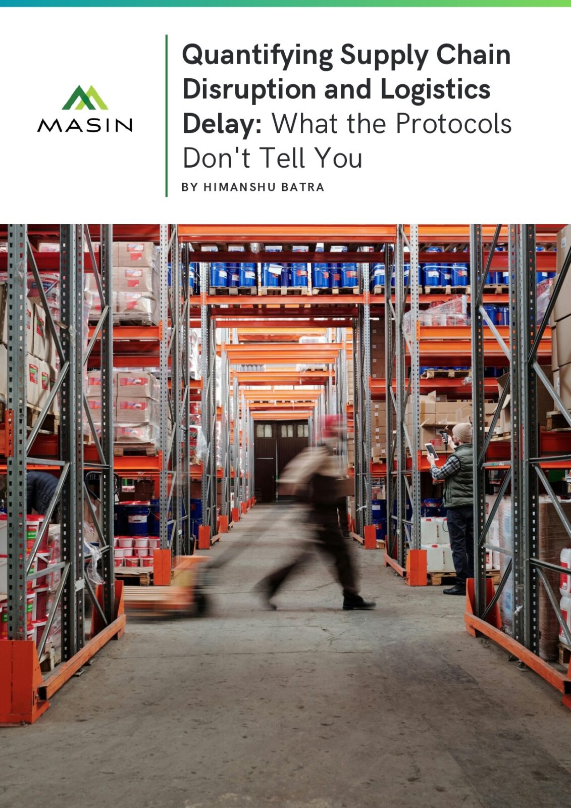 Ebook cover: quantifying supply chain disruption and logistics delay